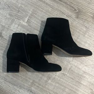 Aldo Black Suede Booties